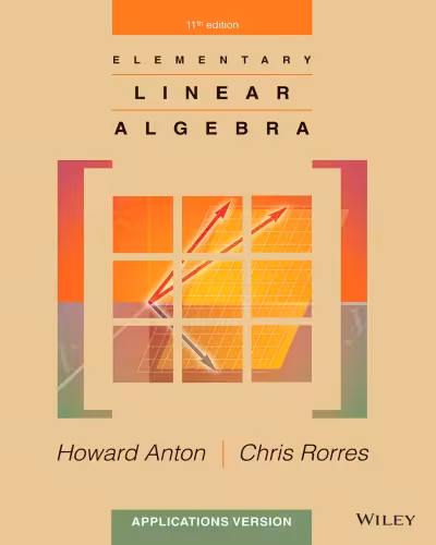 خرید و دانلود نسخه کامل کتاب Elementary Linear Algebra, Applications Version