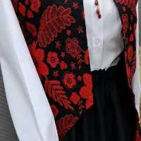 جلیقه تک یلدایی تافته ضخیم هندی