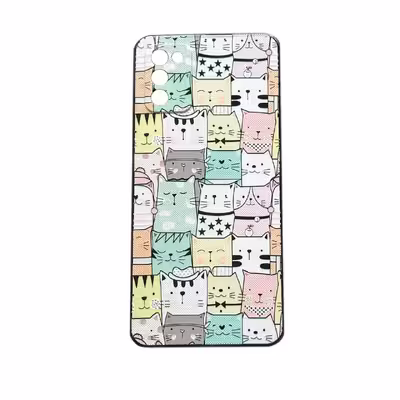 کاور طرح گربه مدل CAT03s مناسب برای گوشی موبایل سامسونگ Galaxy A03s