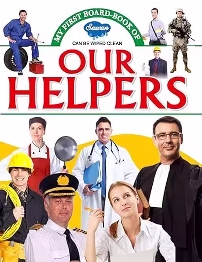 خرید و دانلود نسخه کامل کتاب My First Board Book of OUR HELPERS - PDF