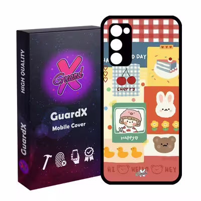 کاور گارد ایکس طرح دختر مدل Glass10515 مناسب برای گوشی موبایل سامسونگ Galaxy S20 FE