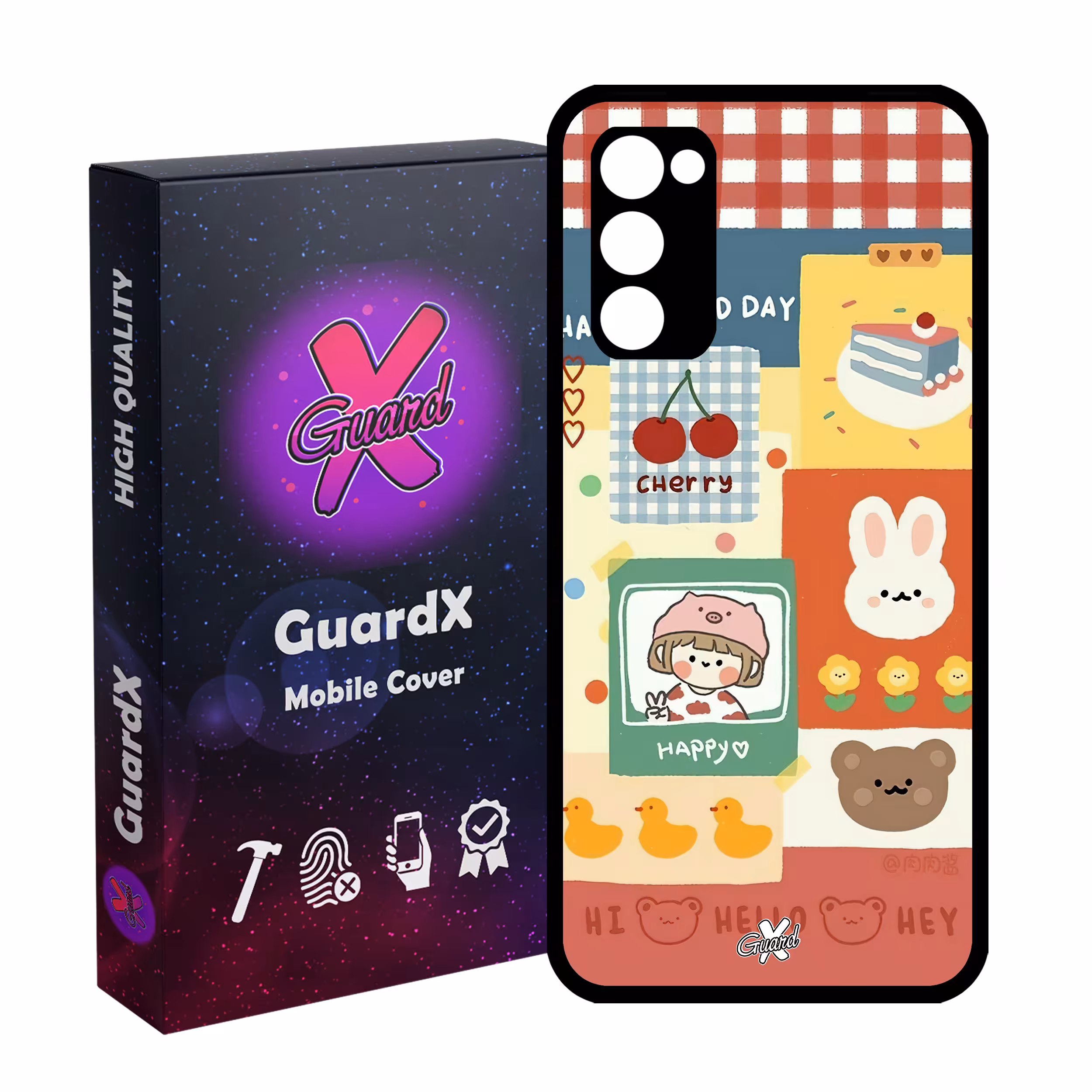 کاور گارد ایکس طرح دختر مدل Glass10515 مناسب برای گوشی موبایل سامسونگ Galaxy S20 FE