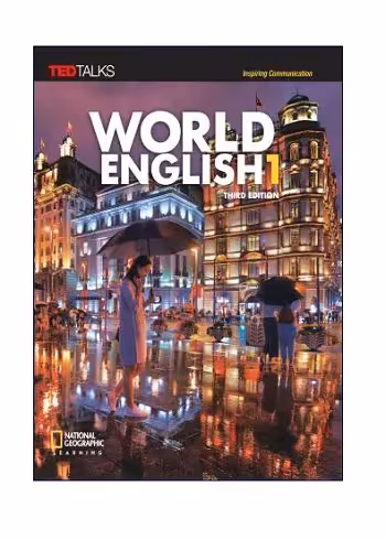 کتاب World English 1 3rd Edition ورلد انگلیش 1 (کتاب دانش آموز با کتاب کار و سی دی)