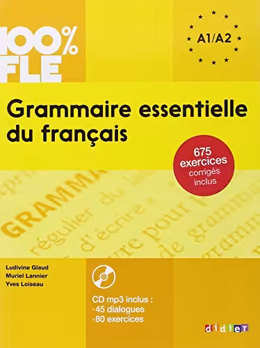 خرید و دانلود نسخه کامل کتاب Grammaire essentielle du français niveau A1 A2 - CD