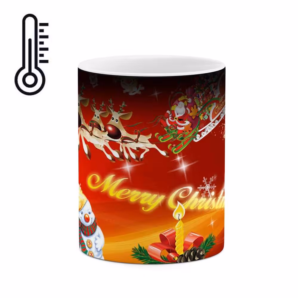 ماگ حرارتی طرح کریسمس مدل mgph14409