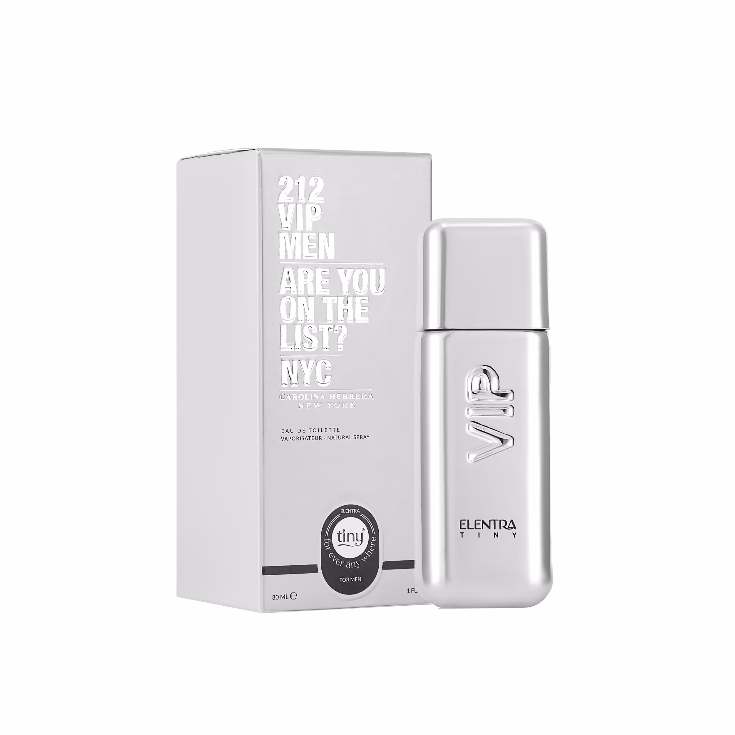عطر جیبی مردانه النترا تاینی مدل 212Vip حجم 30 میلی لیتر