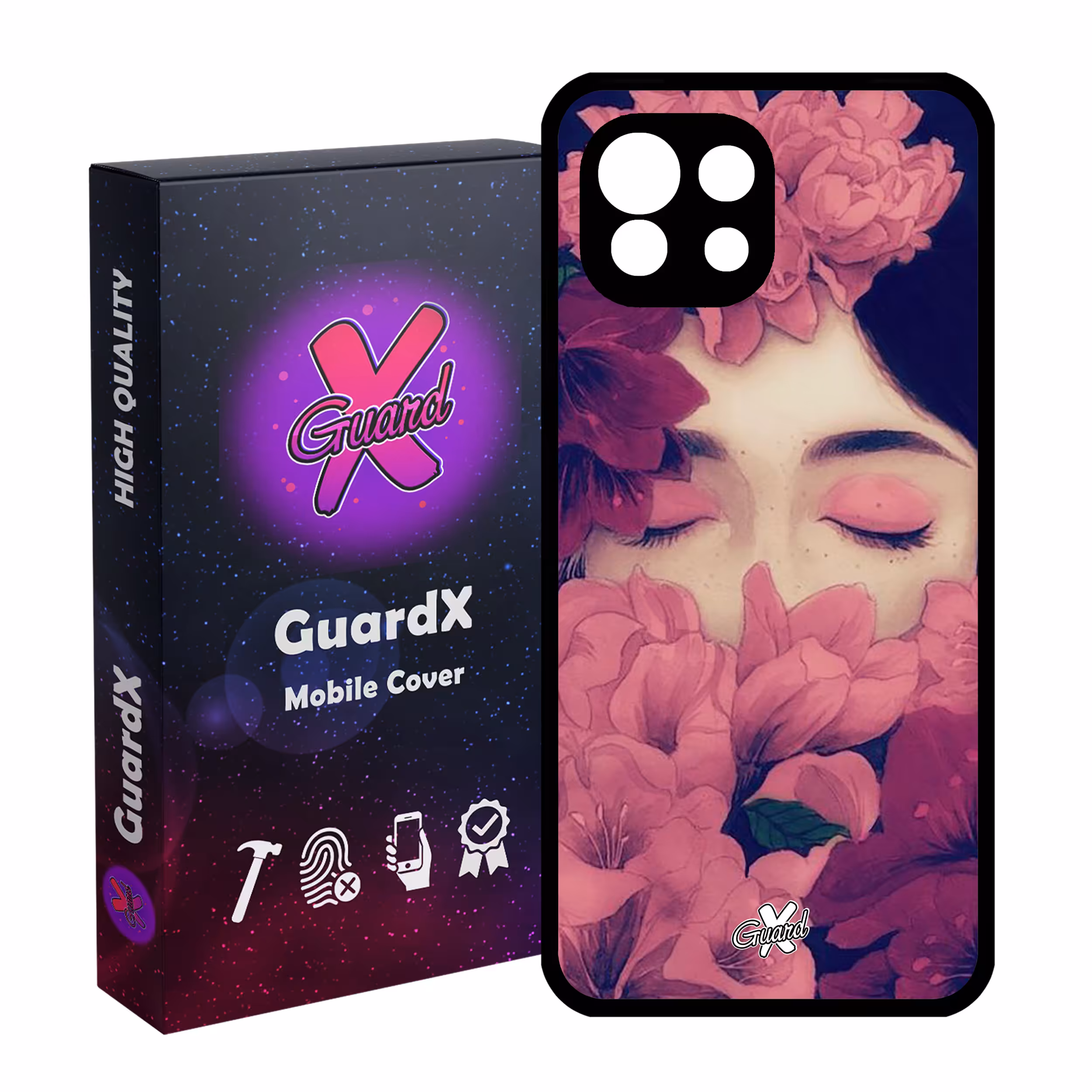 کاور گارد ایکس طرح Girl مدل Glass10027 مناسب برای گوشی موبایل شیائومی Mi 11 Lite