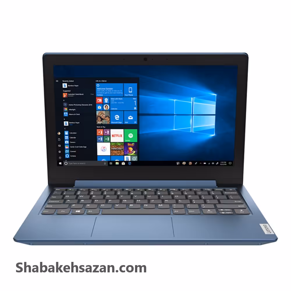 لپ تاپ لنوو مدل IdeaPad 1 با پردازنده سلرون، نمایشگر 11 اینچ