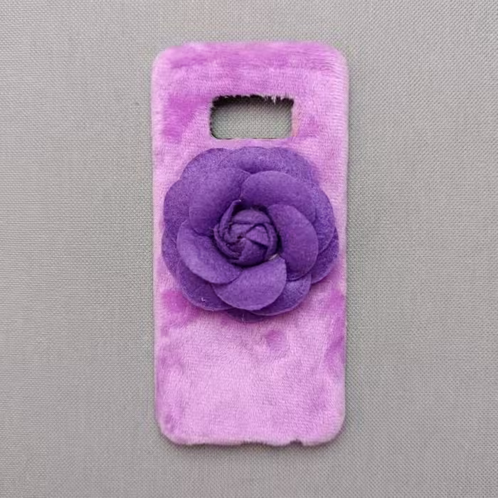 گارد - قاب - کاور خز دار گل برجسته مناسب برای سامسونگ اس 8  - Galaxy s8 -  ( S 8 ) 