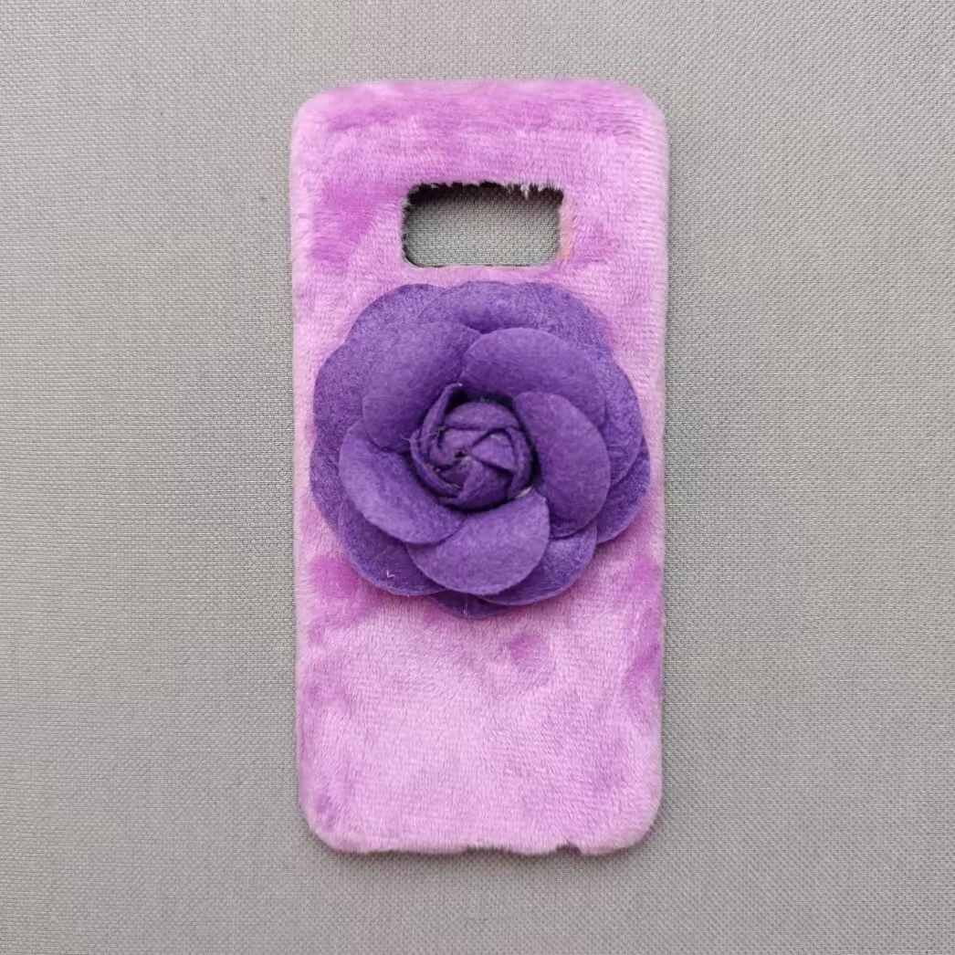 گارد - قاب - کاور خز دار گل برجسته مناسب برای سامسونگ اس 8  - Galaxy s8 -  ( S 8 ) 