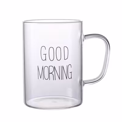 لیوان مدل  good morning کد P-16