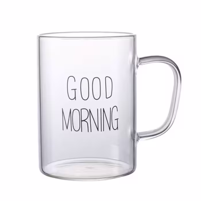 لیوان مدل  good morning کد P-16