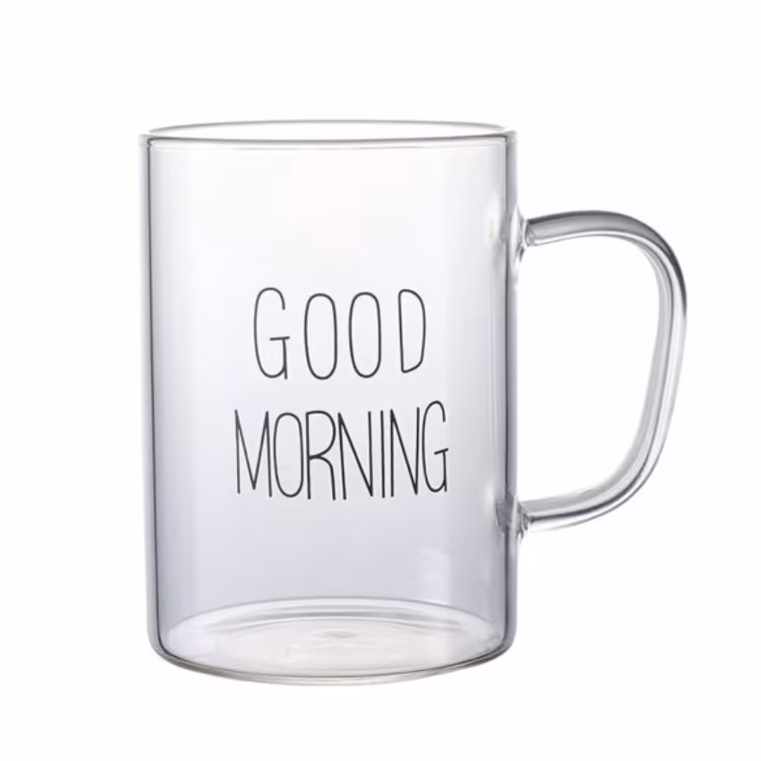 لیوان مدل  good morning کد P-16