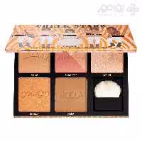پالت هایلایتر، برنزر و رژگونه بنفیت مدل CHEEK STARS