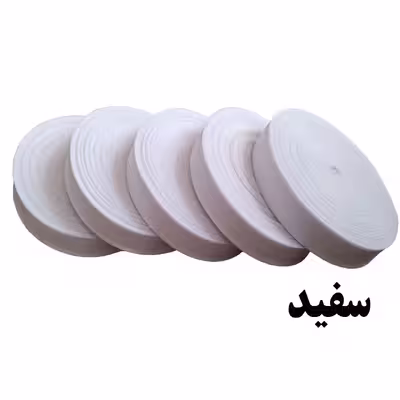 نوار اریب مدل Pe-White-02 بسته 5 عددی