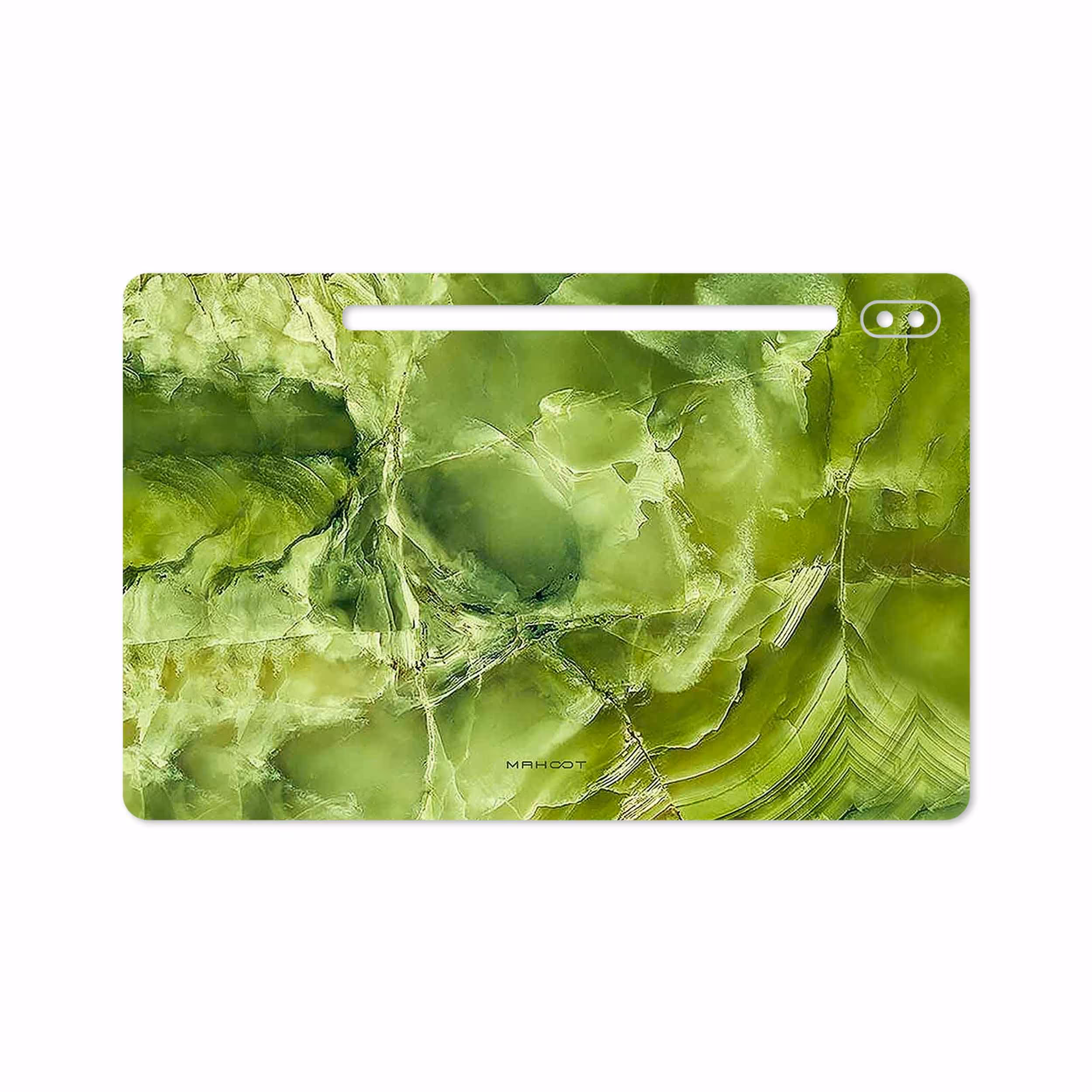 برچسب پوششی ماهوت مدل Green Crystal Marble مناسب برای تبلت سامسونگ Galaxy Tab S6 2019 SM-T865
