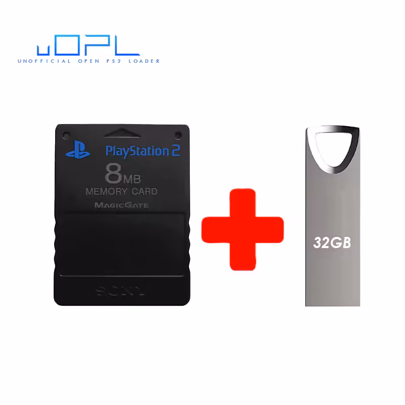 کیت کپی خور PS2 فول بازی ظرفیت 32 گیگابایت