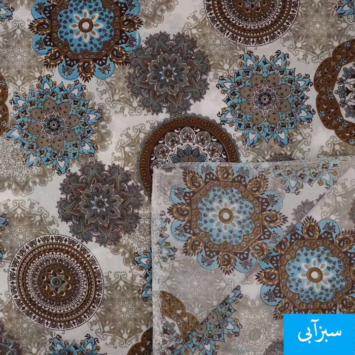 ملحفه تشک مهمان آرین مدل خورشید یکنفره سایز 195x100 سانتی متر