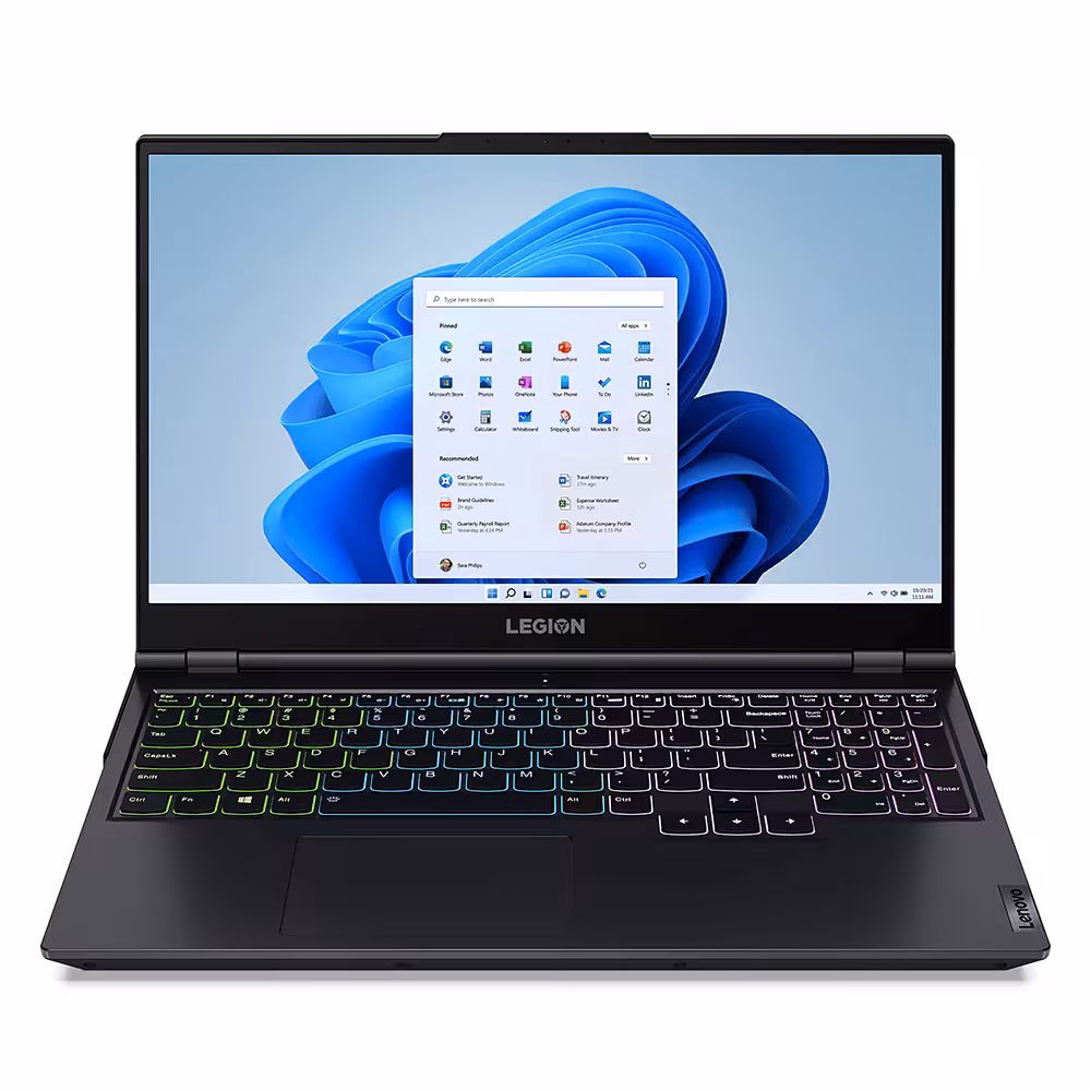 لپ تاپ لنوو 15 اینچی مدل Legion 5 15ITH6 پردازنده Core i5-11400H رم 32GB حافظه 2TB SSD گرافیک 4GB RTX 3050Ti