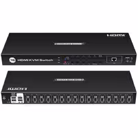 ارسال فوری   ضمانت اصالت کالا   کی وی ام سوئیچ 16 پورت HDMI لایمستون LS-HK1601