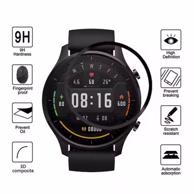 محافظ صفحه نمایش وایت ولف مدل W-PWM مناسب برای ساعت هوشمند شیائومی  Mi Watch Color Sport