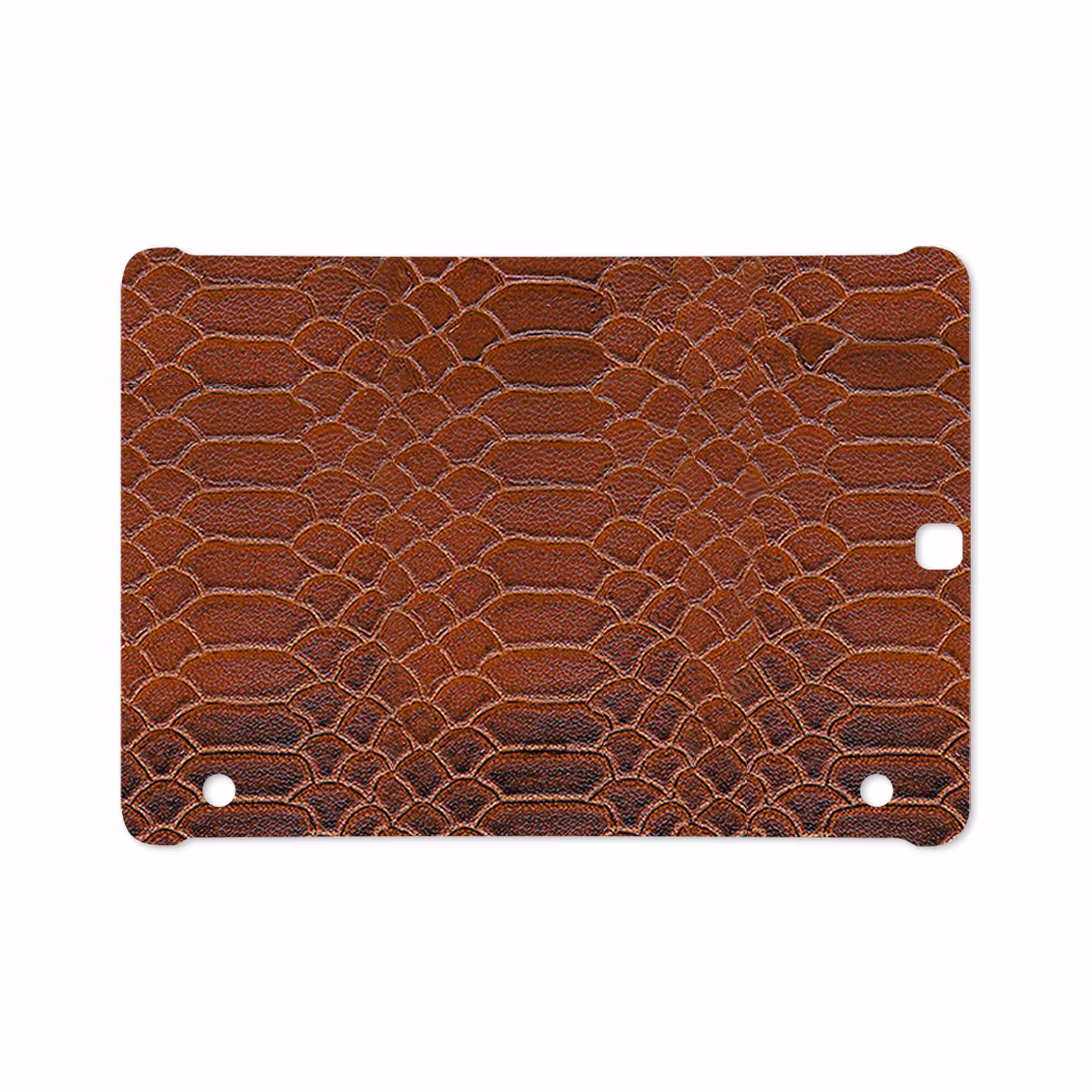برچسب پوششی ماهوت مدل Brown-Snake-Leather مناسب برای تبلت سامسونگ Galaxy Tab S2 9.7 2016 T813N