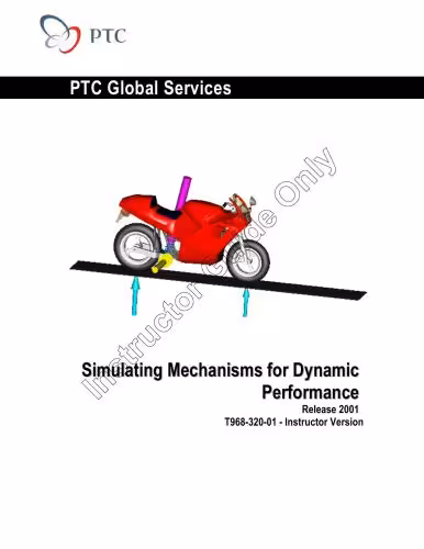خرید و دانلود نسخه کامل کتاب Pro-Engineer. Simulating Mechanisms for Dynamic Performance. 2001