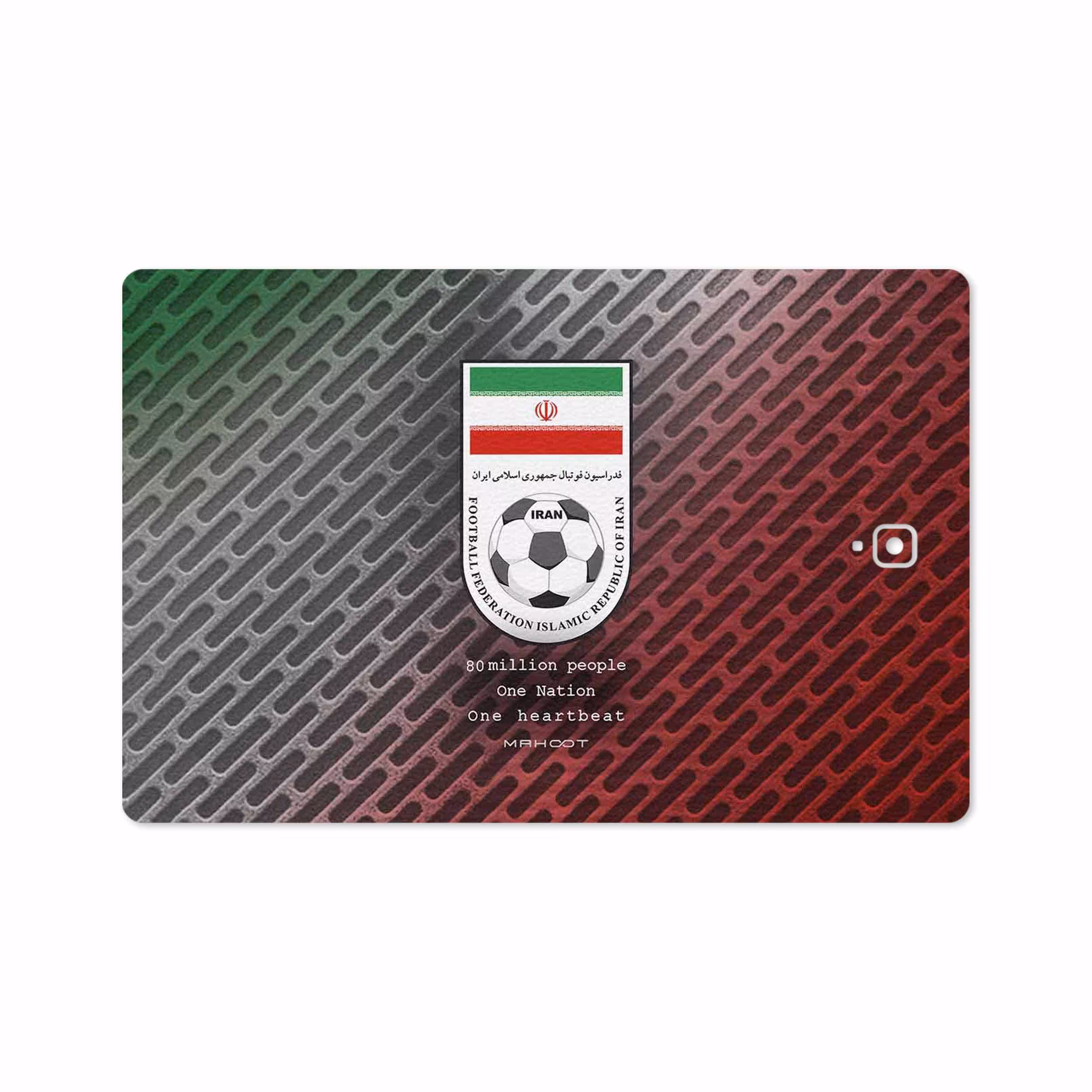 برچسب پوششی ماهوت مدل Iran-National-Football-Team مناسب برای تبلت سامسونگ Galaxy Tab S4 10.5 2018 T830
