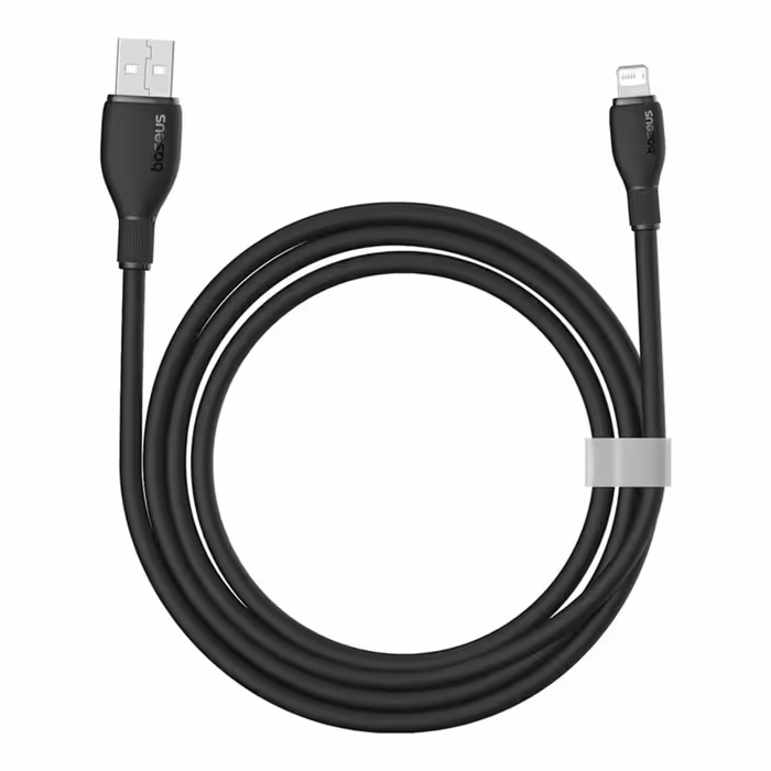 خرید و قیمت کابل USB Type-A به لایتنینگ بیسوس Pudding Series طول 1٫2 متر