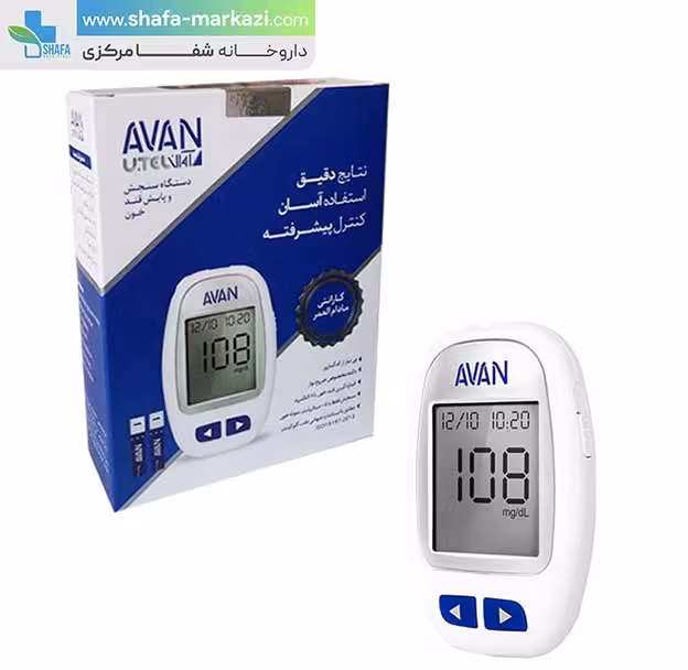 دستگاه تست قند خون آوان | AVAN blood glucose monitoring system
