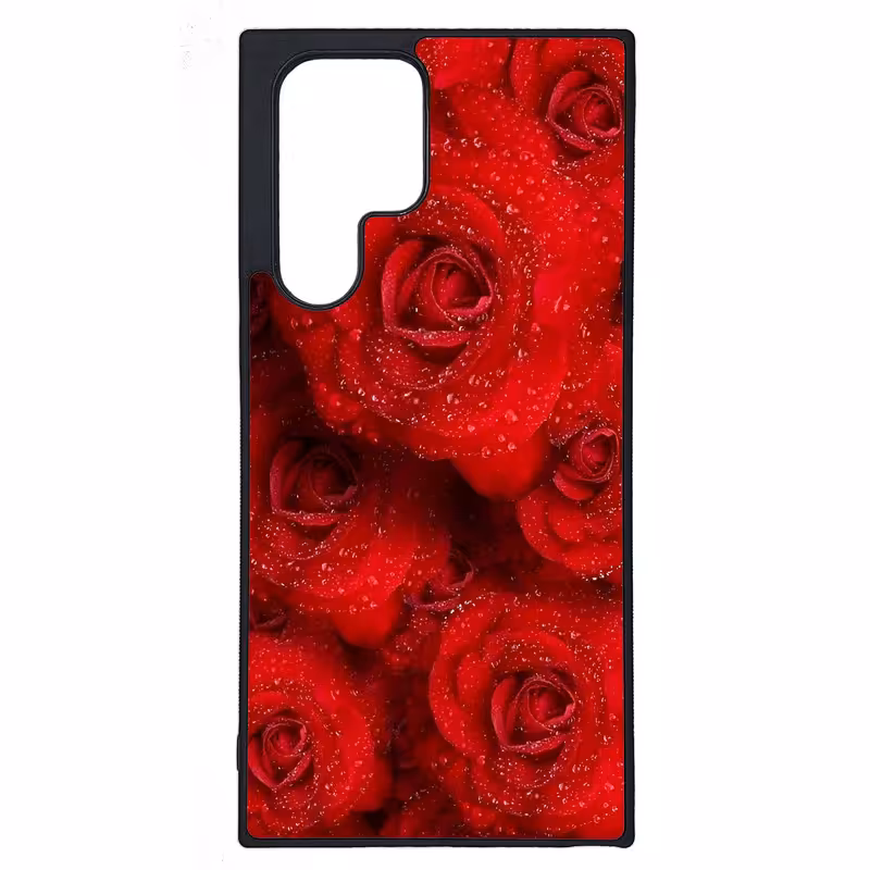کاور طرح گل رز کد G-012 مناسب برای گوشی موبایل سامسونگ Galaxy S22 Ultra | دیجی قاب دونی