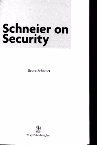 خرید و دانلود نسخه کامل کتاب Schneier on Security