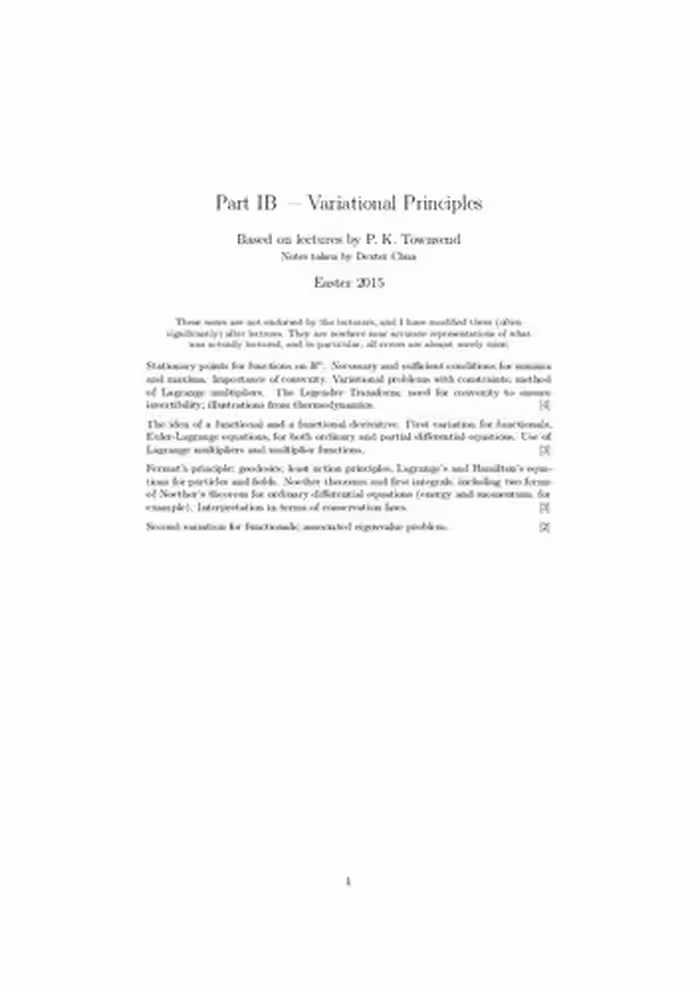 خرید و دانلود نسخه کامل کتاب Variational Principles