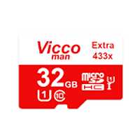 کارت حافظه microSDHC ویکو من مدل Exter 433X کلاس 10 استاندارد UHS-I U1 سرعت 65MB