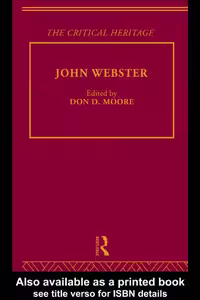 خرید و دانلود نسخه کامل کتاب John Webster: The Critical Heritage (The Collected Critical Heritage : Jacobean Dramatists)