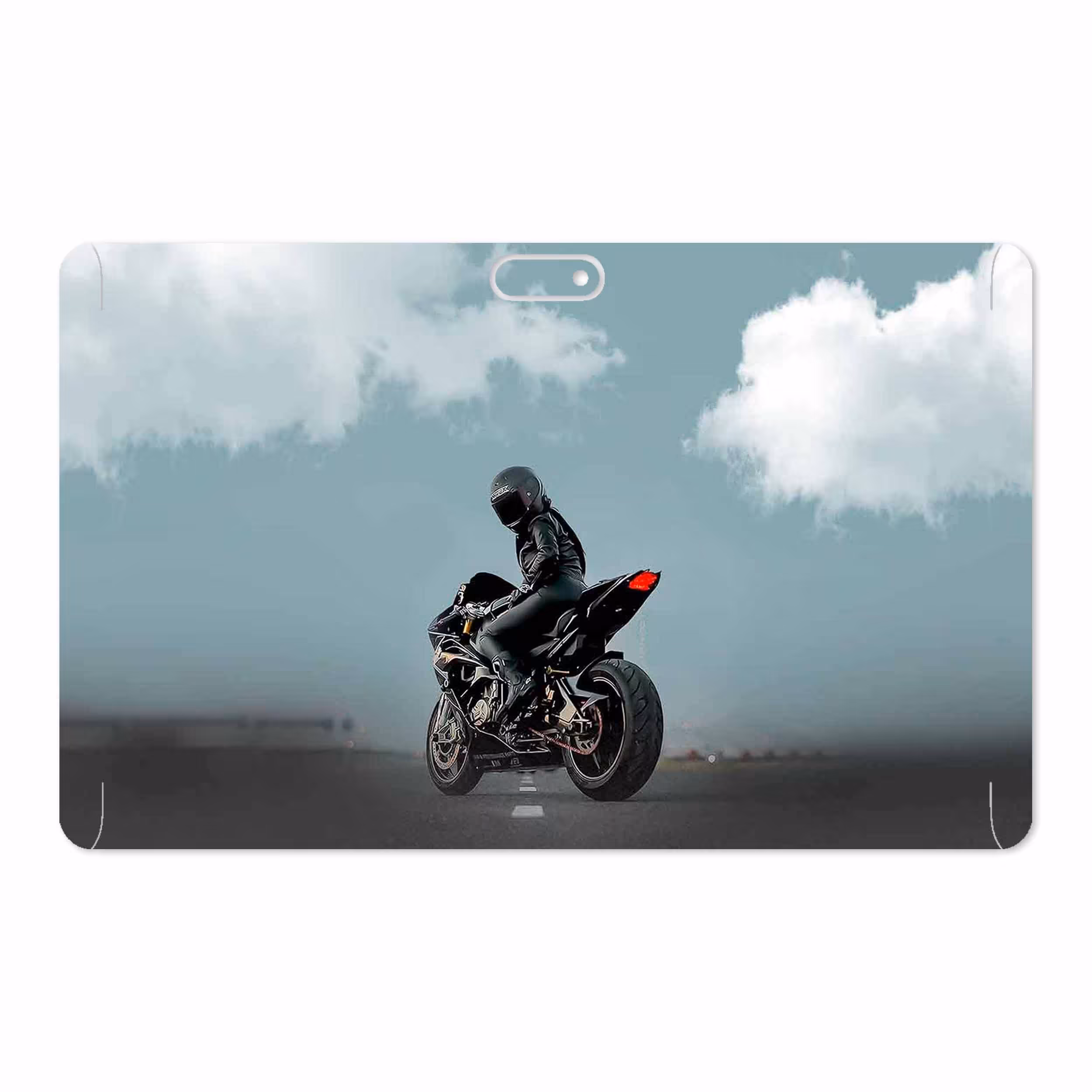 برچسب پوششی ماهوت مدل Motorcycling مناسب برای تبلت جی ال ایکس W11 Plus