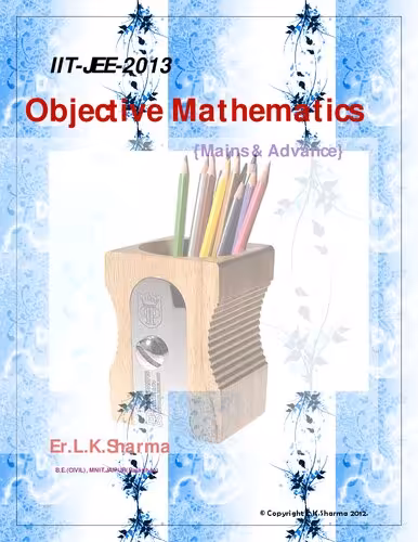خرید و دانلود نسخه کامل کتاب IIT-JEE 2013 Objective Mathematics (Mains and Advanced)