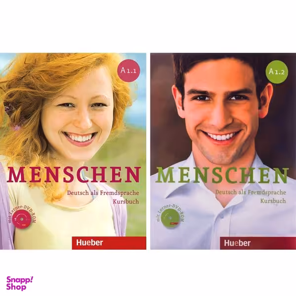 کتاب Menschen اثر جمعی از نویسندگان انتشارات Hueber دو جلدی