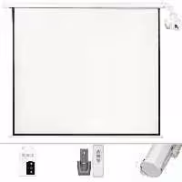پرده نمایش پروژکتور برقی Reflacta سایز 200x200cm