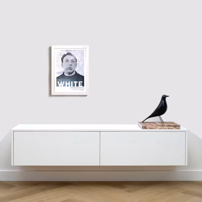تابلو مدل three colors white W203 | دنیای قاب