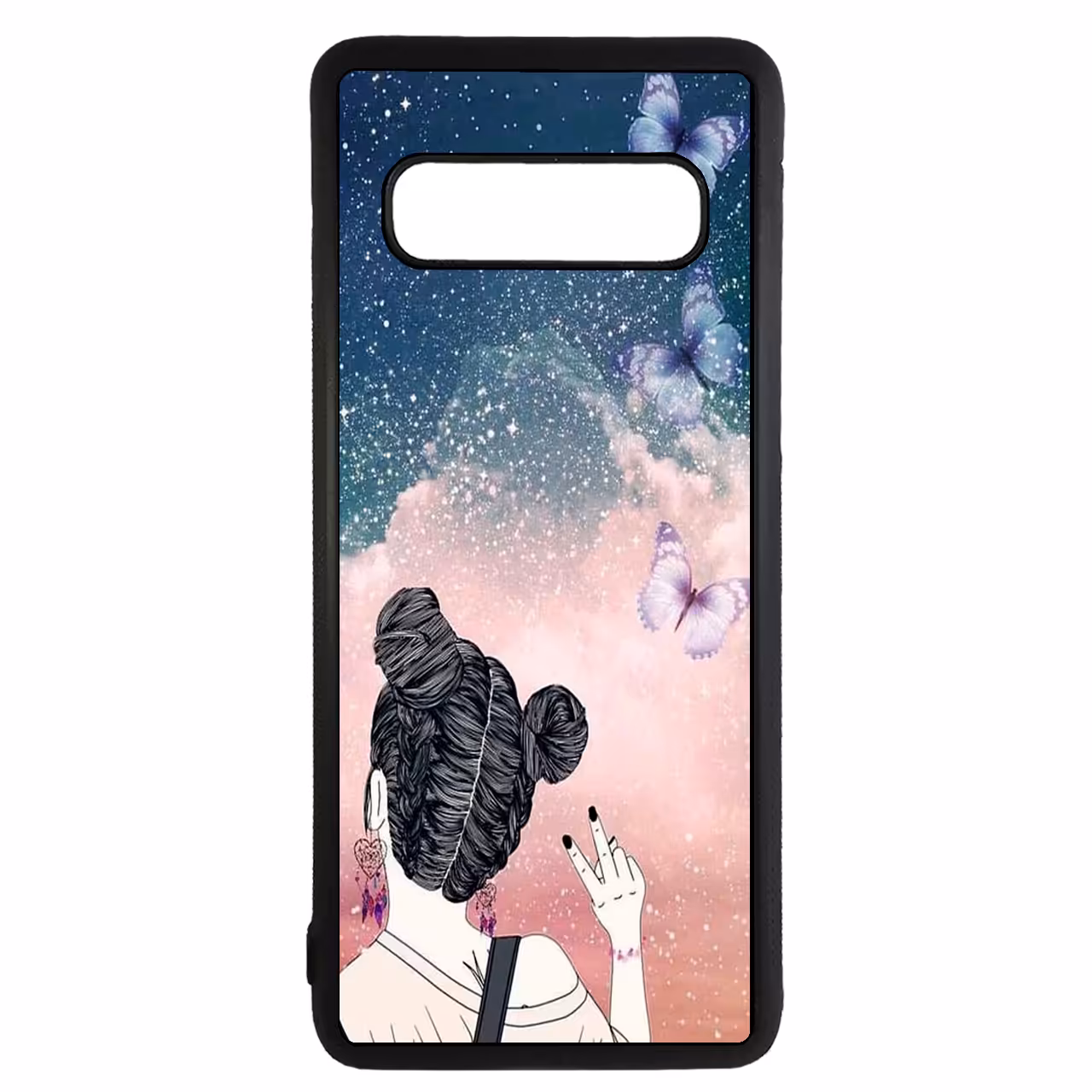 کاور طرح دختر کد 11050647 مناسب برای گوشی موبایل سامسونگ galaxy s10