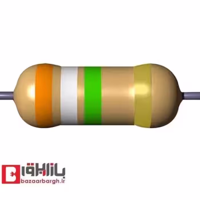 مقاومت 3.9 مگا اهم 1/8 وات 5 درصد