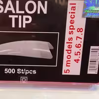 تیپ ناخن سالن 500 عددی شماره های پرمصرف سالن Salon
