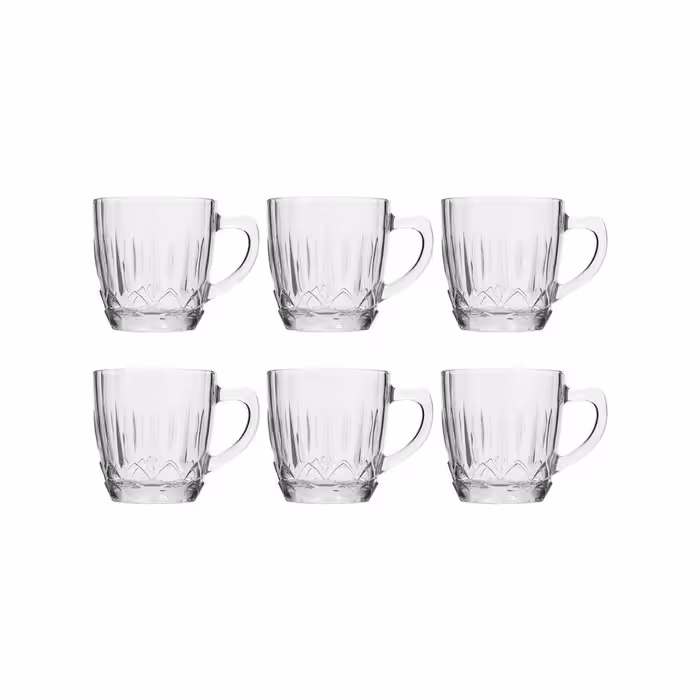 فنجان نوری تازه مدل لنسر کد 830302W بسته 6 عددی