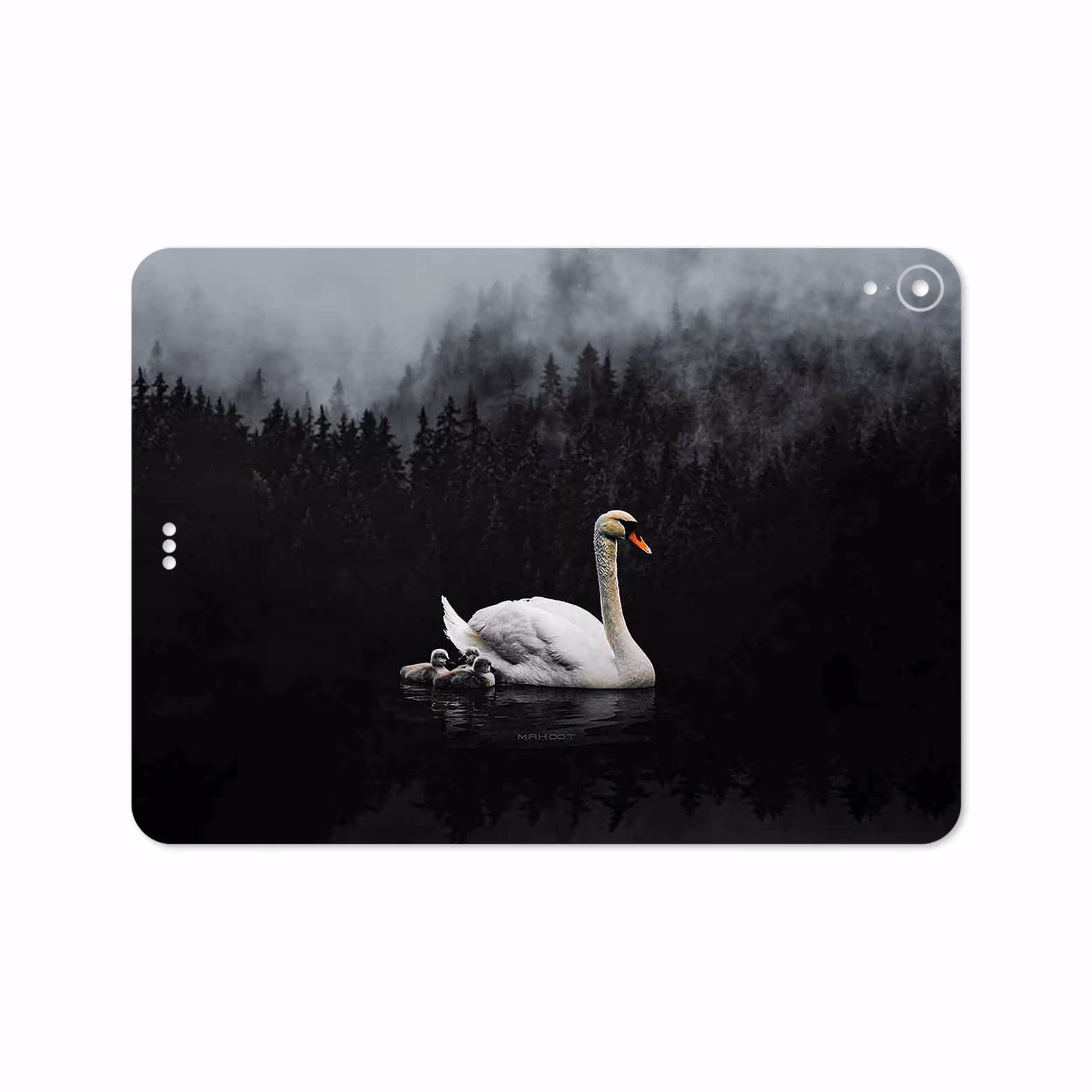 برچسب پوششی ماهوت مدل Swan Lake مناسب برای تبلت اپل iPad Pro 11 2018 A1980