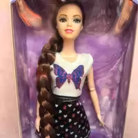 اسباب بازی فیگور باربی دختر.  پسر مفصلی