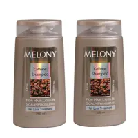شامپو مو ملونی مدل caffeine حجم 250 میلی لیتر مجموعه 2 عددی
