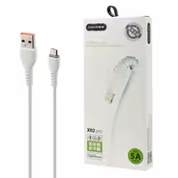 کابل میکرو یو اس بی فست شارژ CAZA X02 Pro 5A 1m