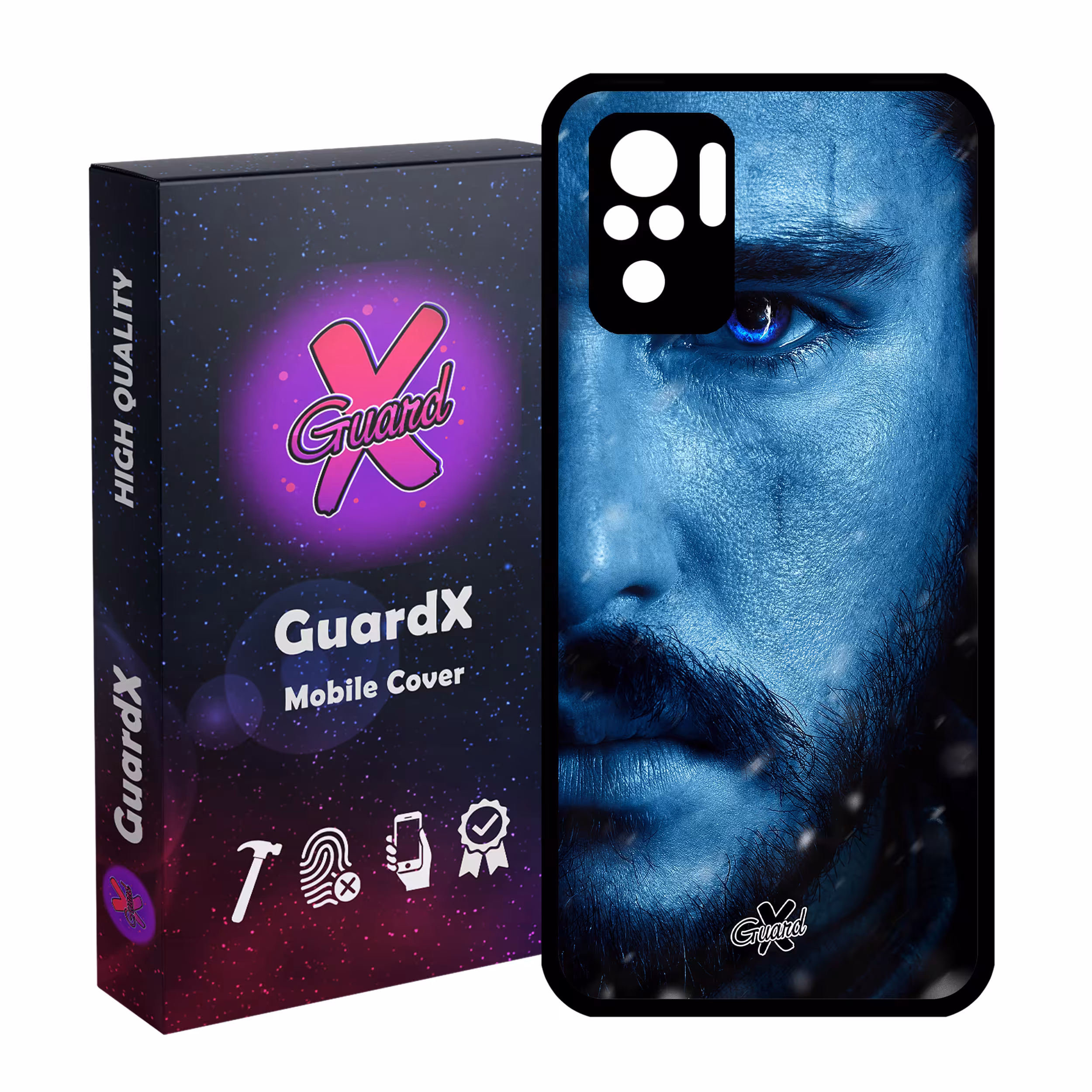 کاور گارد ایکس طرح Jon Snow مدل Glass10203 مناسب برای گوشی موبایل شیائومی Redmi Note 10 4G / Note 10S