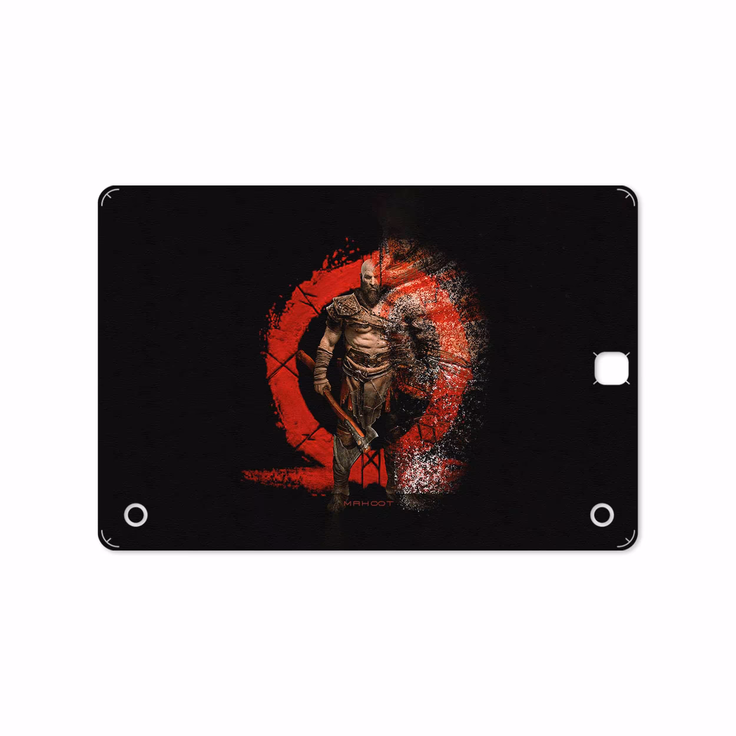برچسب پوششی ماهوت مدل God-Of-War-Game مناسب برای تبلت سامسونگ Galaxy Tab A 9.7 2015 T555